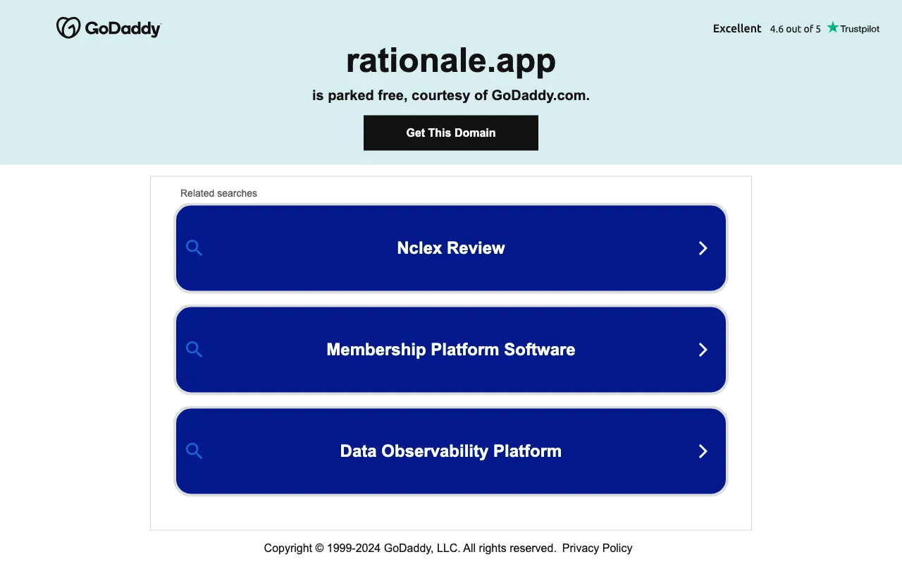 rationale screenshot